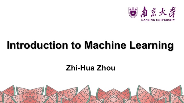 Introduction to Machine Learning